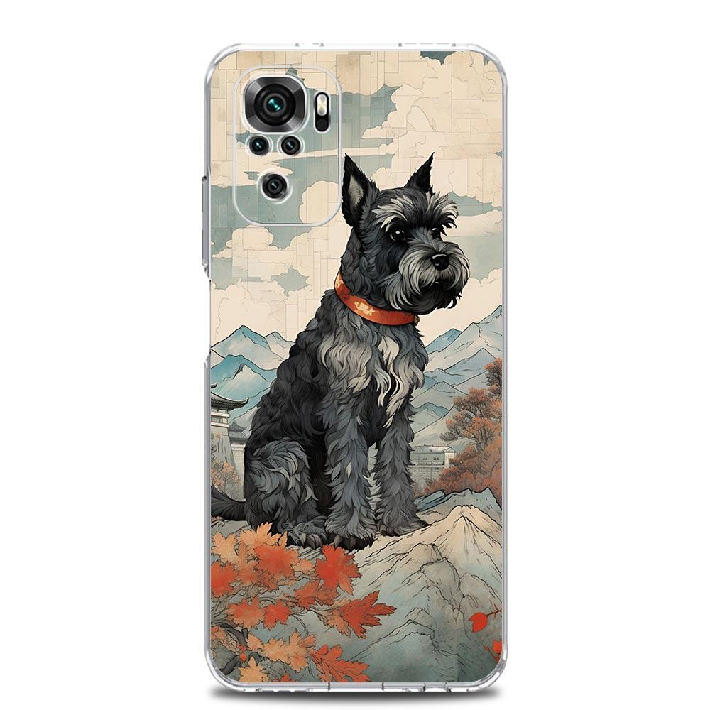 

Cartoon Schnauzer Dog Soft Phone Case For Xiaomi Redmi Note 14 13 12 4G 9S 9 10 11 Pro Plus 5G 9T 14C 13C 12C 10C 9C 9A Cover Note 12 Pro 5G