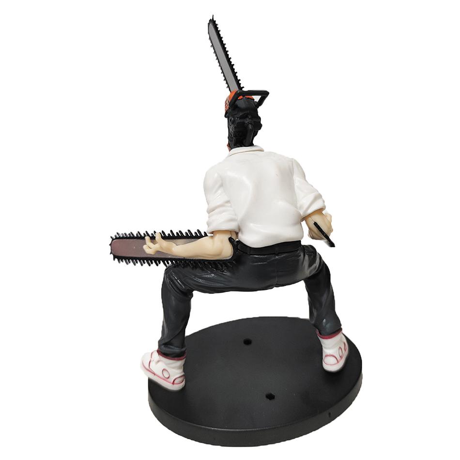 Hot 18cm Chainsaw Man Denji Pvc Action Figure Featuring Detachable Chainsaw Plus Foundation Anime Collectible Desktop Ornaments Model Playthings