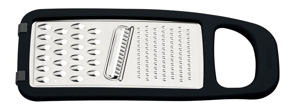Tramontina 3-Way Grater, Slicer, and Grater, Utilita, Vegetable and Cheese Grater, Multi-Function, Dishwasher Safe, Made In Brazil, 25695/100