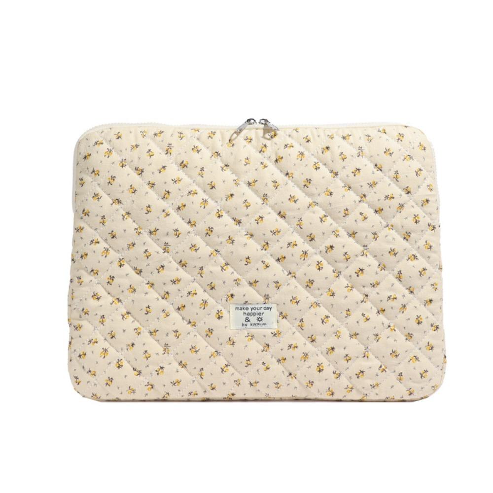 Puffy Tablet Sleeve Bag Embroidered Computer Storage Bag Portable Laptop Notebook Case  Work