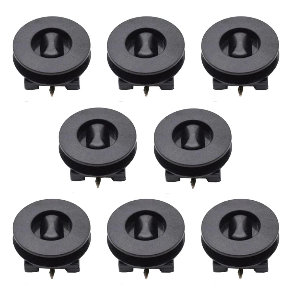 MOMOIRO SAMURAI Floor Mat Clips for Car, Floor Mat Fixing Clips, Set of 8