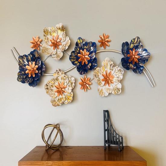 

Metal Abstract Figures Handcrafted Wall Sculpture Wall Art Multicolor for Home Decoration, Living Room, Drwaing Room , Bedroom (pack of 1)