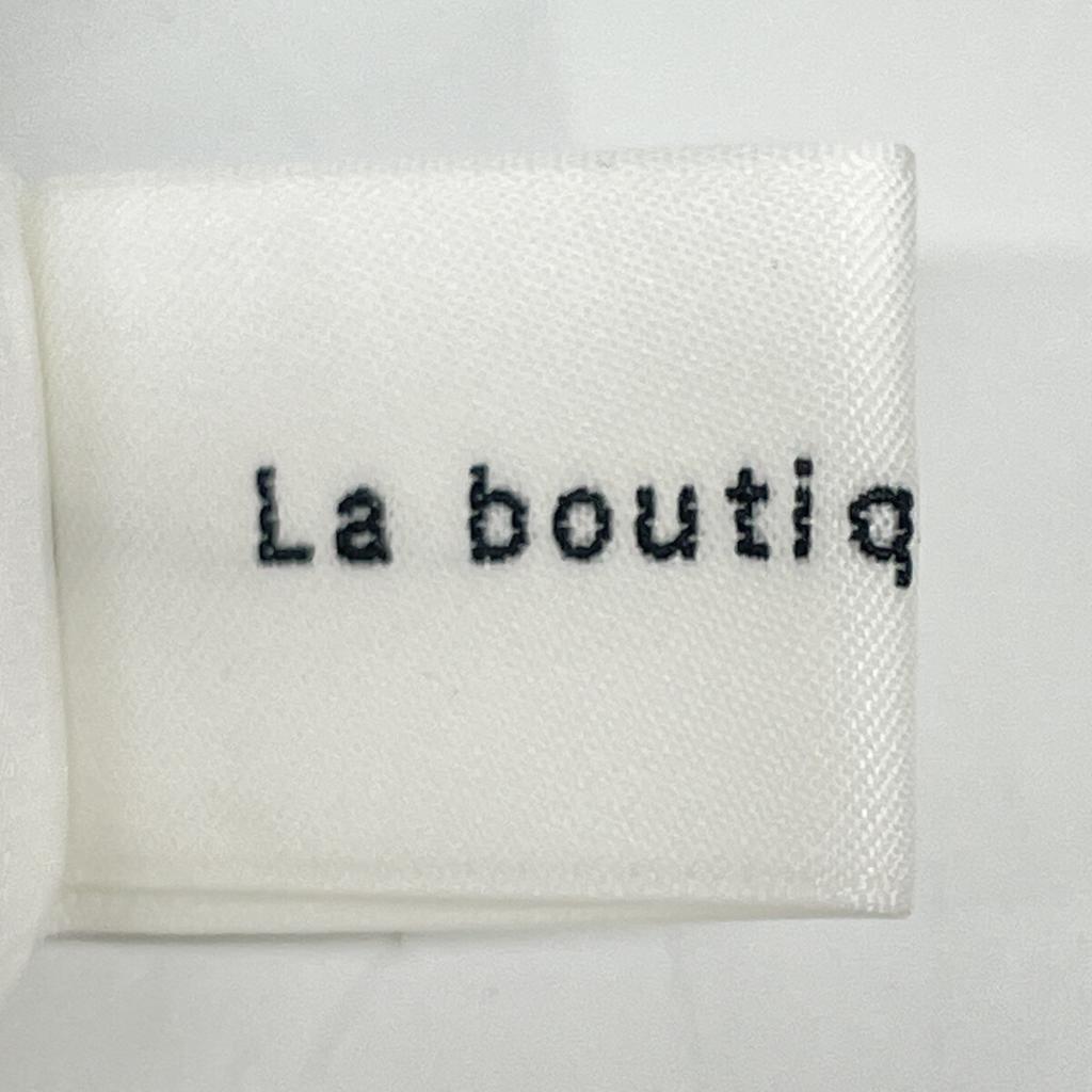 La Boutique BonBon LBZ1041501A0003 White Belted Narrow Skirt Skirt 36 whiteUsed