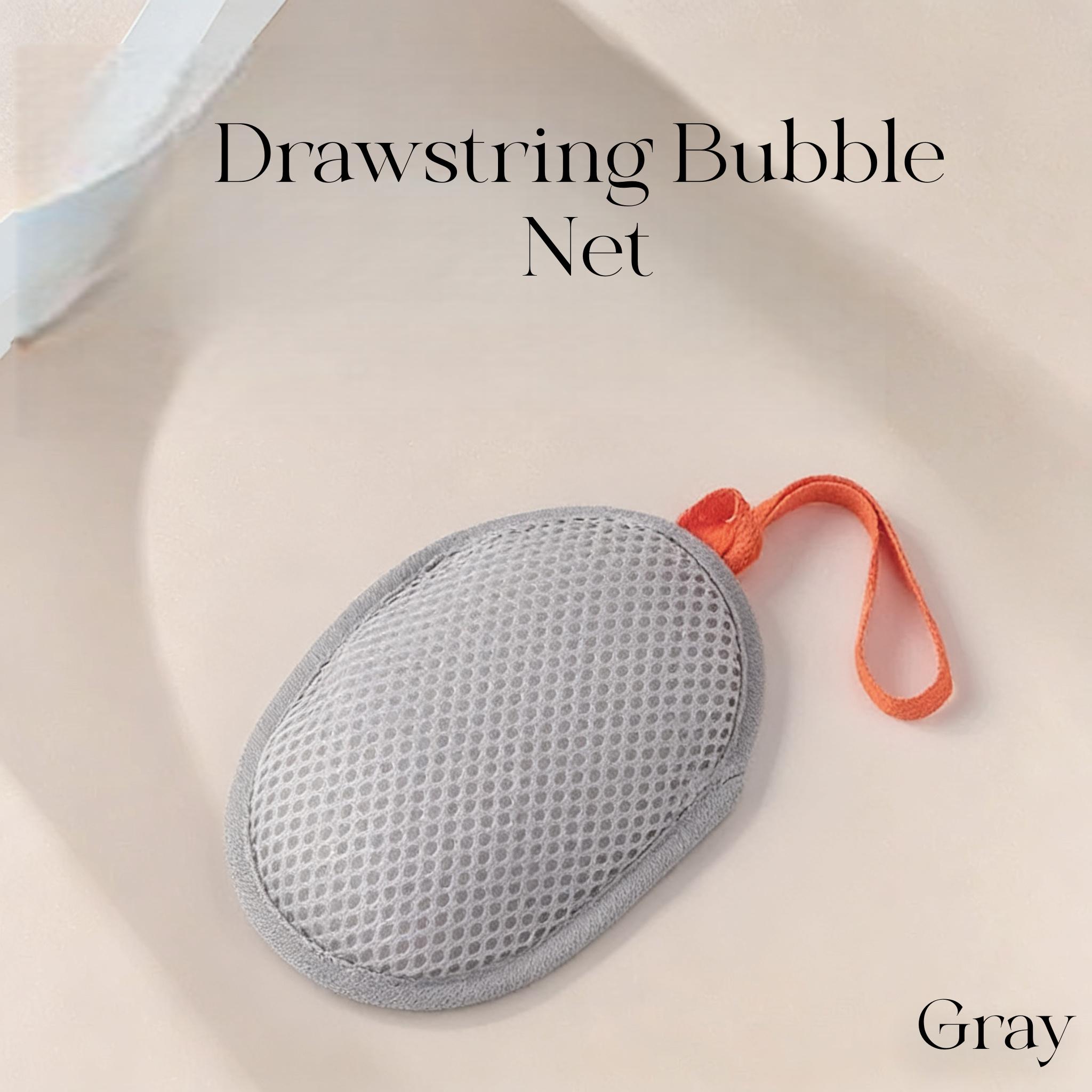 1Pc Soap Bag Foaming Net Soap Mesh Cloth Foaming Bath Flower Laundry Soap Bag Bath Soap Mesh Pouch серый