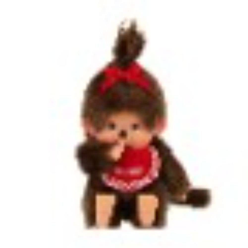 Sekiguchi Monchhichi Premium Standard SS Brown Girl Sitting Plush Toy 226788