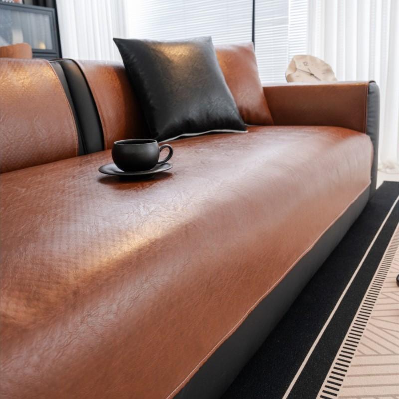 Tech-Gewebe Zweisitzer-Schutzbezug Wasserabweisend Rutschfest Haustiersicher Anti-Fell Sofa-Schutz Ganzjahres-Verfeinerter Schutz Haushaltsdekoration 70X70cm 1pc