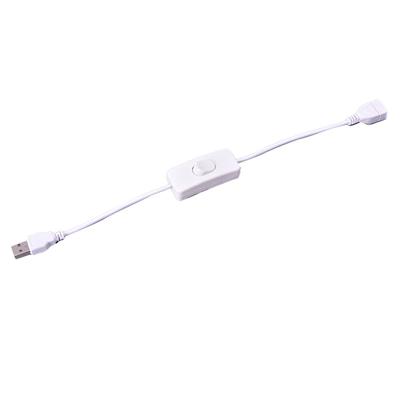 28Cm Usb Cable With Switch On/Off Cable Extension Toggle For Usb Lamp Usb Fan