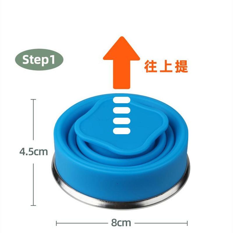 Folding Cups 200ml BPA FREE Food Grade Water Cup Travel Silicone Retractable Coloured Lightweight Outdoor Use Coffee Handcup