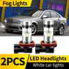 2PCS H7 High Low Beam Lamp LED Headlights Canbus 6000K H11 Low Power Fog Light For Mercedes Benz C300 C350 2008 2009 2010