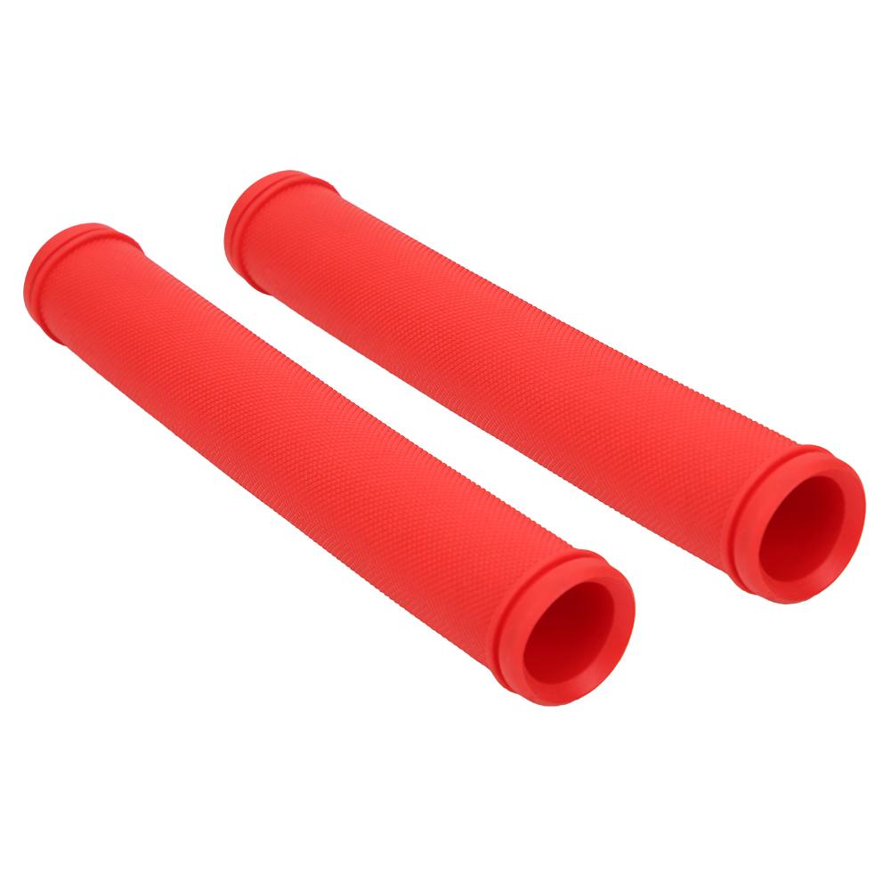 1 Pair Bicycle Handlebar Grips for Mountain Bike Road Bikes Non Slip Handle Bar Grip(red )