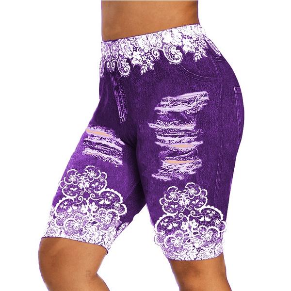 Buy Women's Fashion Faux Denim Leggings 