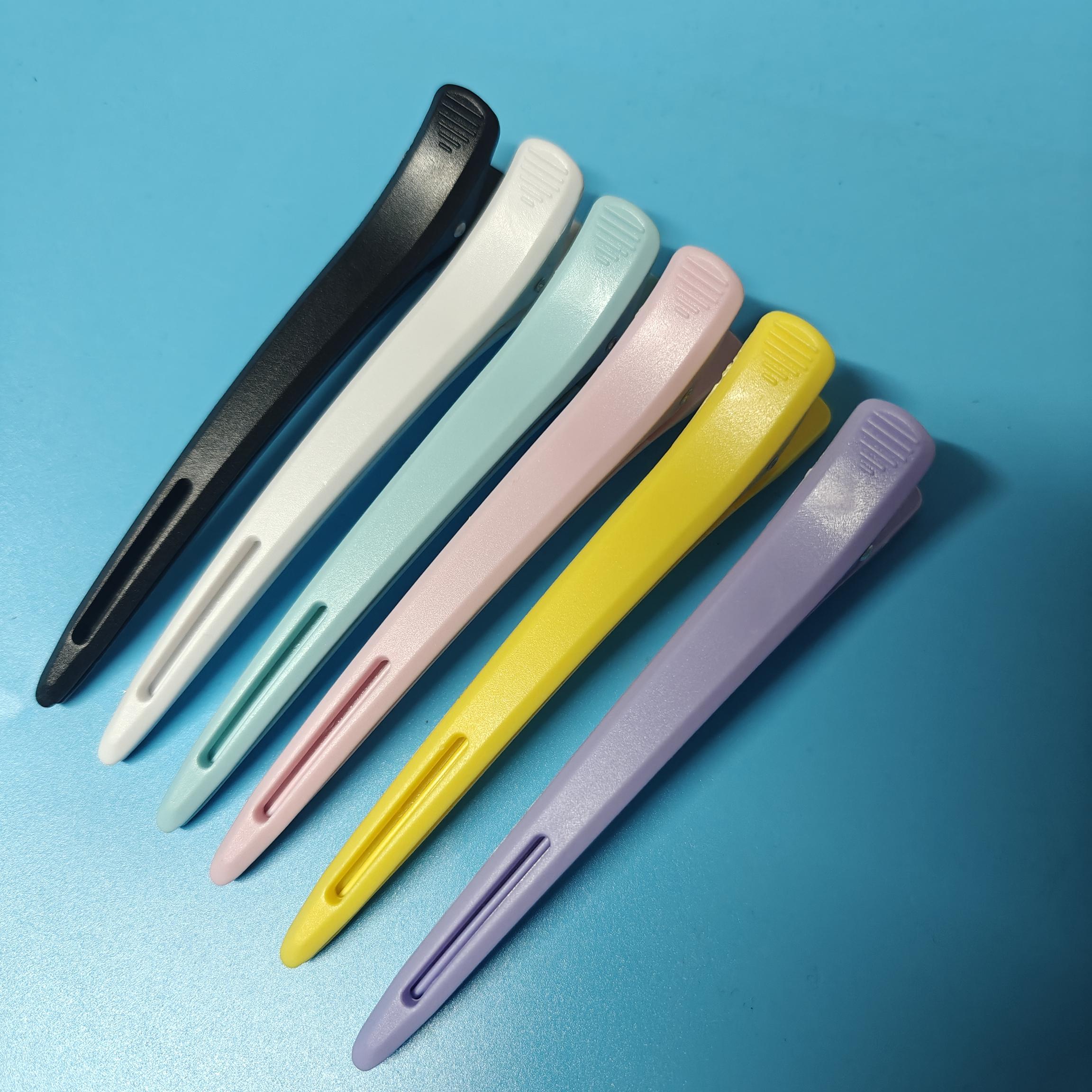 Factory Direct Plastic Salon Tools Multifunction Hot Selling Customizable Color Logo Wholesale Customized Clips Hair Clip Women