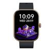 Montre Connectée Cadran Gold 2 Bracelets Silicone Noir Et Beige Inwatch Ii Gold Iconic