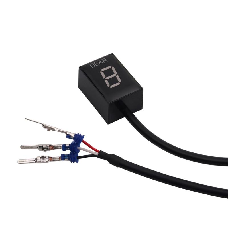 Mini Speed Digital Gear Indicator Shift Lever Display UnIversal Motorcycle External LCD Speed Display