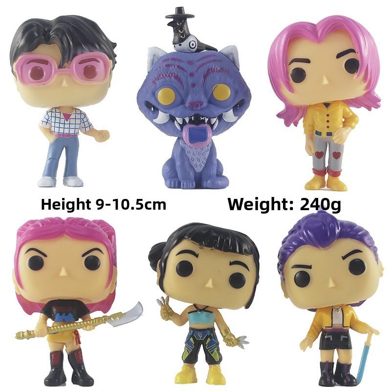 Kpop Demon Hunters Pvc Figure Collectible Set For Fans And Display