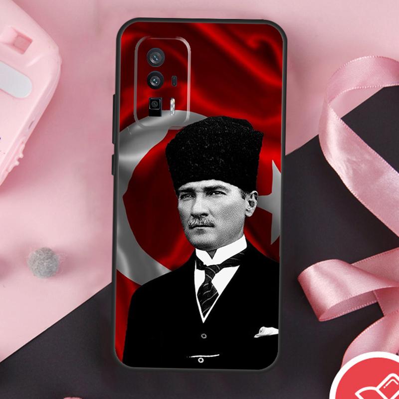 Mustafa Kemal Ataturk Case For Xiaomi 13T 11T 12T Pro 12 Lite 13 14 Ultra POCO F6 F5 M6 X3 X5 X6 Pro F3 M5s Cover
