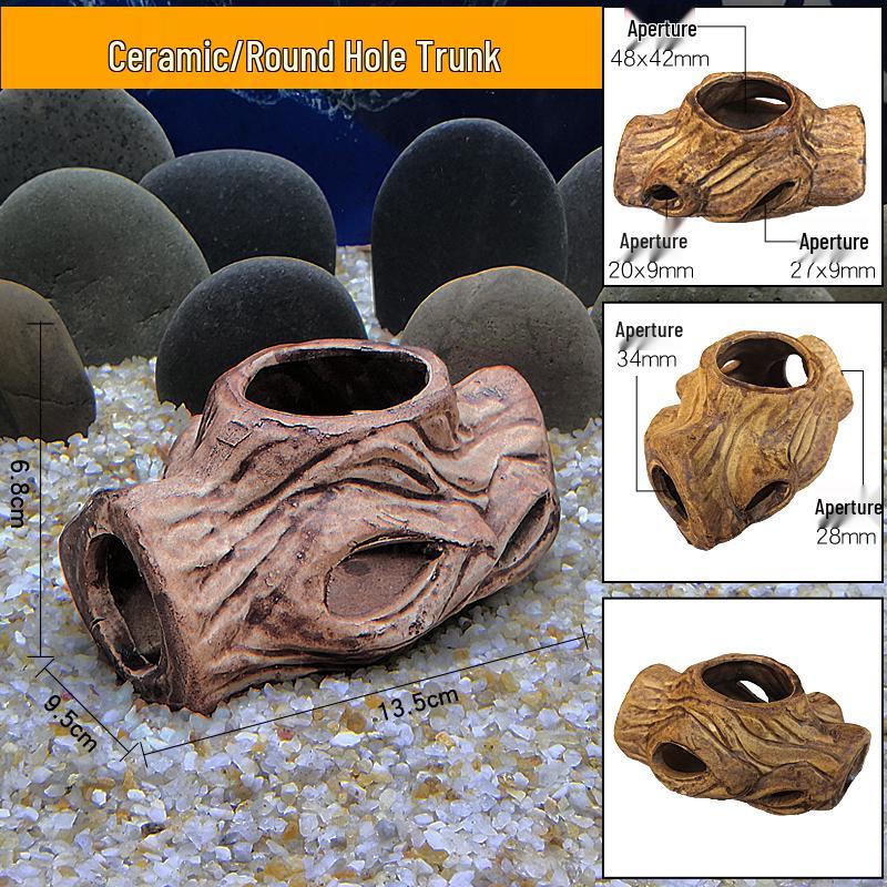 Ceramic Fish Tank Decoration: Shrimp Hiding, Cichlid Breeding, Spawning Nest.