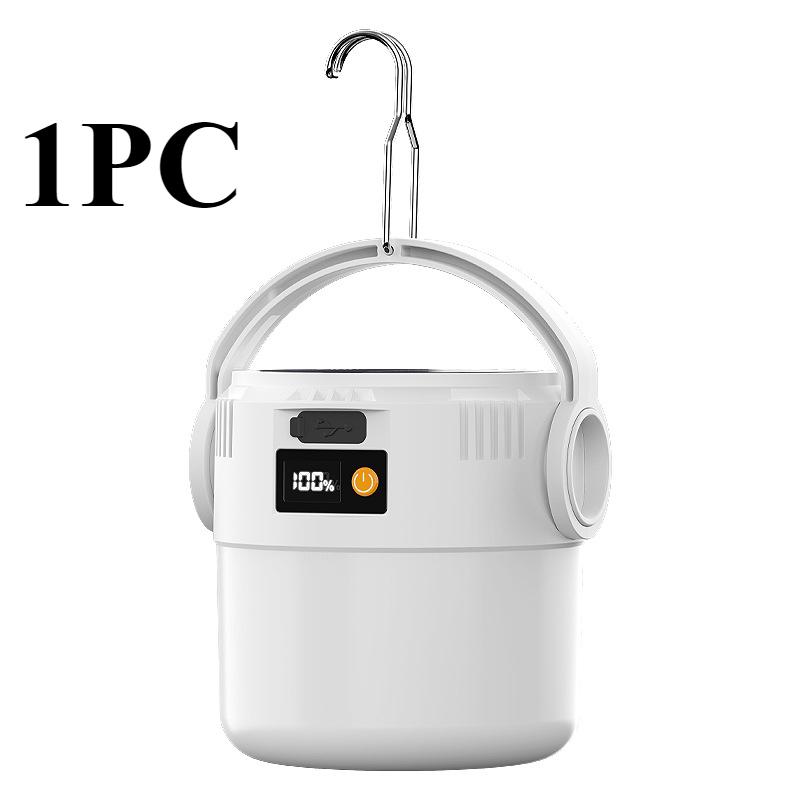 Ultra Bright Portable Solar Camping Light with Dual Light Sources, Portable and Rechargeable, Suitable for Tents, Hiking, and Emergency Situations