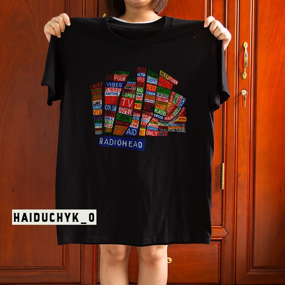 Hail to the Thief Rock Album Radiohead Unisex Black T-shirt S-5XL Unisex T-Shirt S