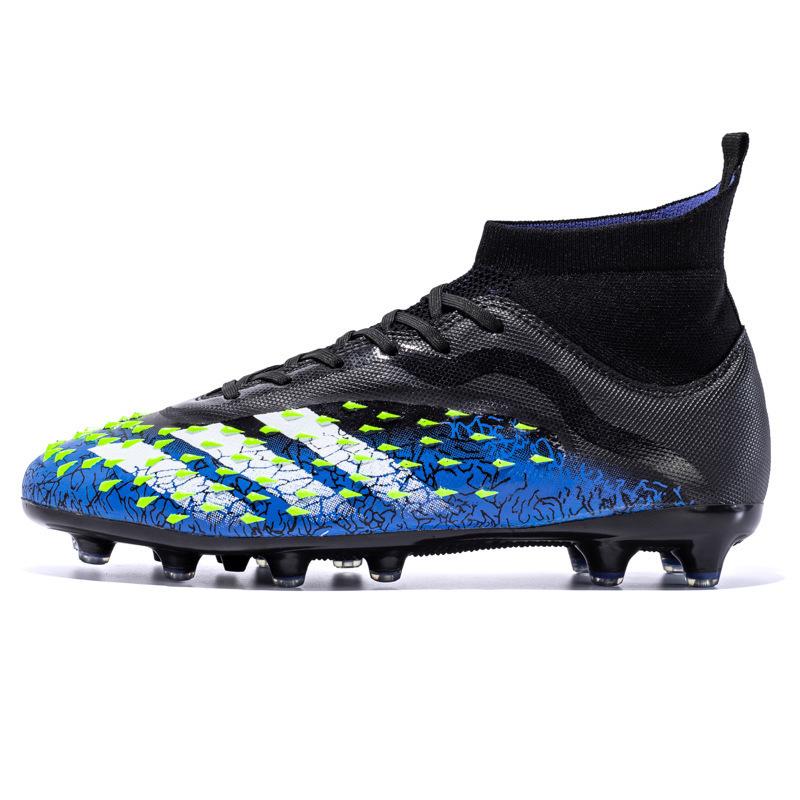 Training Long Nails Shattered Female Nails Student Lawn Competition Adult 23 High Top Football Shoes Men'S Shoes
