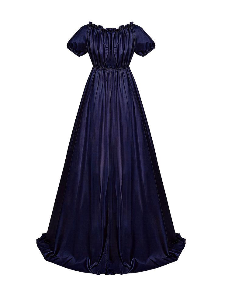 Bridgerton Medieval Retro Ball Gown Cosplay Dress for Stage Performance