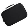 Tragbarer Lautsprecher-Tragetasche EVA-Hartschale Weiches Innenfutter Wasserdicht Lautsprecher-Aufbewahrung Reisetasche mit Netztasche Schwarz