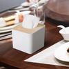 1pc/2pcs-Tissue Box Napkin Holder Case Paper Box Container Bamboo Cover Solid Wood Hotel Storage Box Home Table Decoration