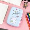 EVA Pencil Case Cartoon Design Large Capacity Student Pencil Box Wide Storage Soft Material School Supplies Gift for Kids