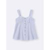 GU by Uniqlo Gestreiftes Peplum-Camisole