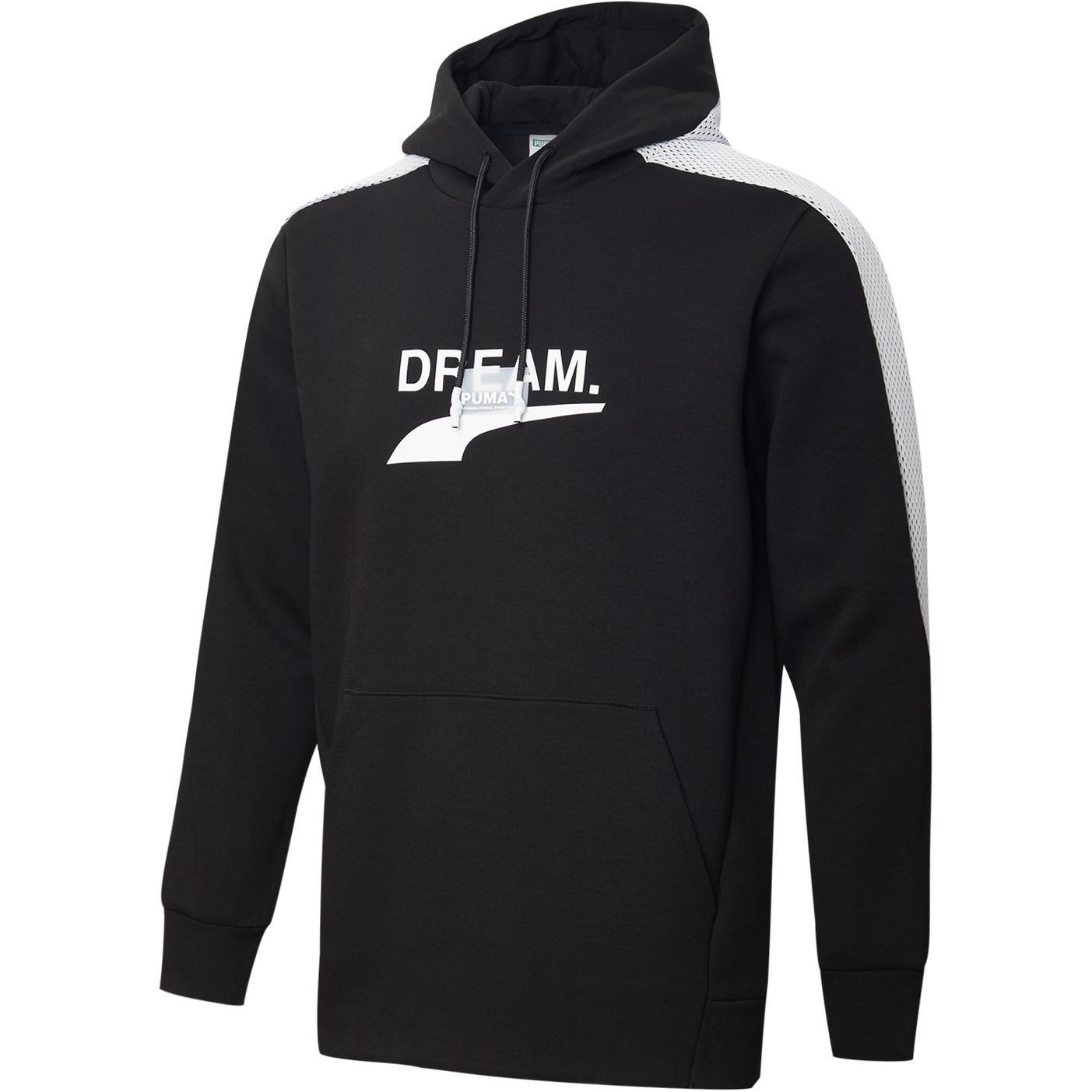 PUMA Avenir Hoodie Black White Men s 598235-01 XL