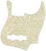 Fender 10-Hole Contemporary Jazz Bass Pickguard, White Moto