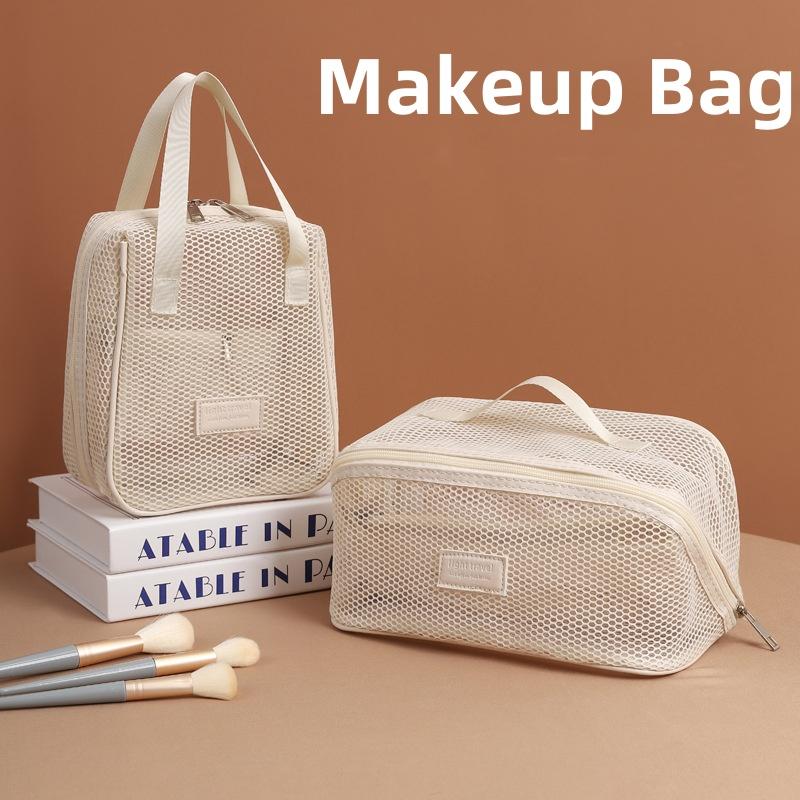 Makeup Organizer Female Toiletry Kit Bag Make Up Case Storage Pouch Vanity Storage, Cosmetic Bag, Organizer Bag For Travel Zip