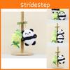 Plush Cartoon Adorable Bamboo Shoot Panda Keychain Cute Gift For Couples And Friends