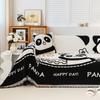 Cartoon Panda Sofa Towel Full Cover Cloth Chenille Anti-Scratching Dust-Proof All-Inclusive Sofa Cover Universal Cover Four Seasons Universal