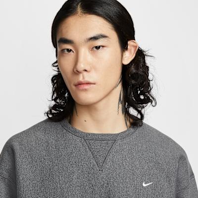 Men's Nike Sweatshirts Men's Gray Crew Neck Moderate