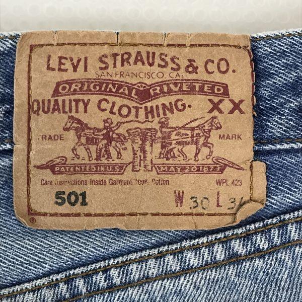 Levi’s 501-0114 Poland Factory 90s Denim Jeans Men’s W30 L34 Inseam 85cm(USED)