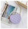 Cute Children's Heart-shaped Crossbody Bags Pearl Handle Girls Mini Shoulder Messenger Bag Princess Wallet Coin Purse Handbags