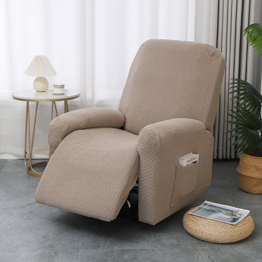 Sesselbezug Jacquard Stretch Sessel Sofabezüge Elastisch Geteilter Sessel Stuhlbezug Rutschfest Stühle Überwürfe für Wohnzimmer