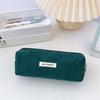 Corduroy Pen Bag Multifunctional Stationery Bag Portable Makeup Bag  School Office Supplies
