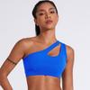 Sports Underwear Hollow out One Shoulder Shockproof Push up Running Fitness Bra Sloping Shoulder Beauty Back Pilates Yoga Vest Women