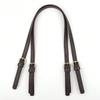 Sangle en cuir amovible à double boucle, Sangle bandoulière torsadée