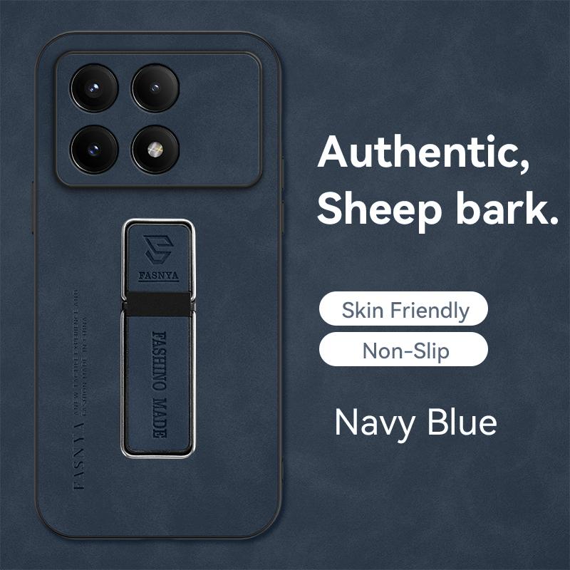 Etui na Pocco F 6 Pro Magnetyczny Uchwyt Samochodowy Etui na Telefon Dla Xiaomi Poco F6 Pro 5G Poko Little F6Pro Wstrząsoodporna Skórzana Tylna Pokrywa