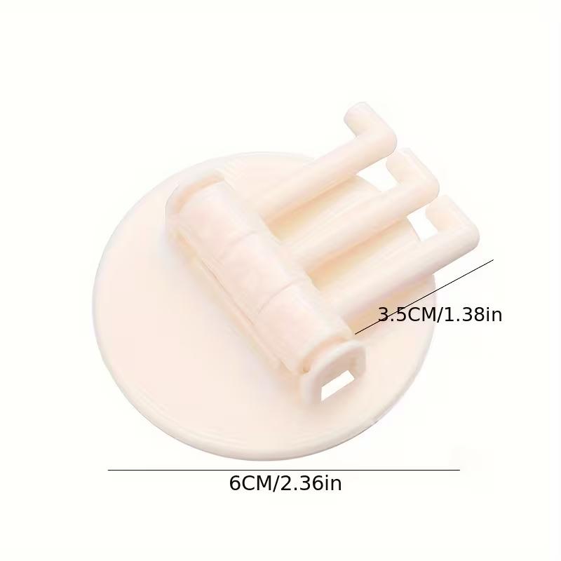 Self Adhesive Hooks Rotary Towel Sundries Hanger Plastic Towel Hook Wall Mounted Holder Wall Hooks Kitchen Bathroom Accessories