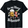 Oktoberfest auf Meinem Wurst Verhalten Deutsches Bier Wurst Frau Mann T-Shirt Mode Lässig Baumwolle Grafik T-Shirts Streetwear