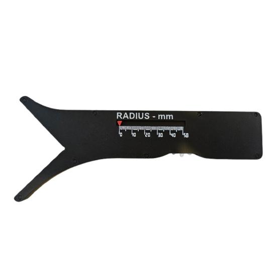 3D Printed Radius Measurement Tool Compact Design Portable Easy to Use Circle Measure Gauge Accessory