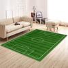 Realistic Soccer Field Pattern Non Slip Area Rug Soft Comfortable Kids Play Carpet for Bedroom Living Room Game Room