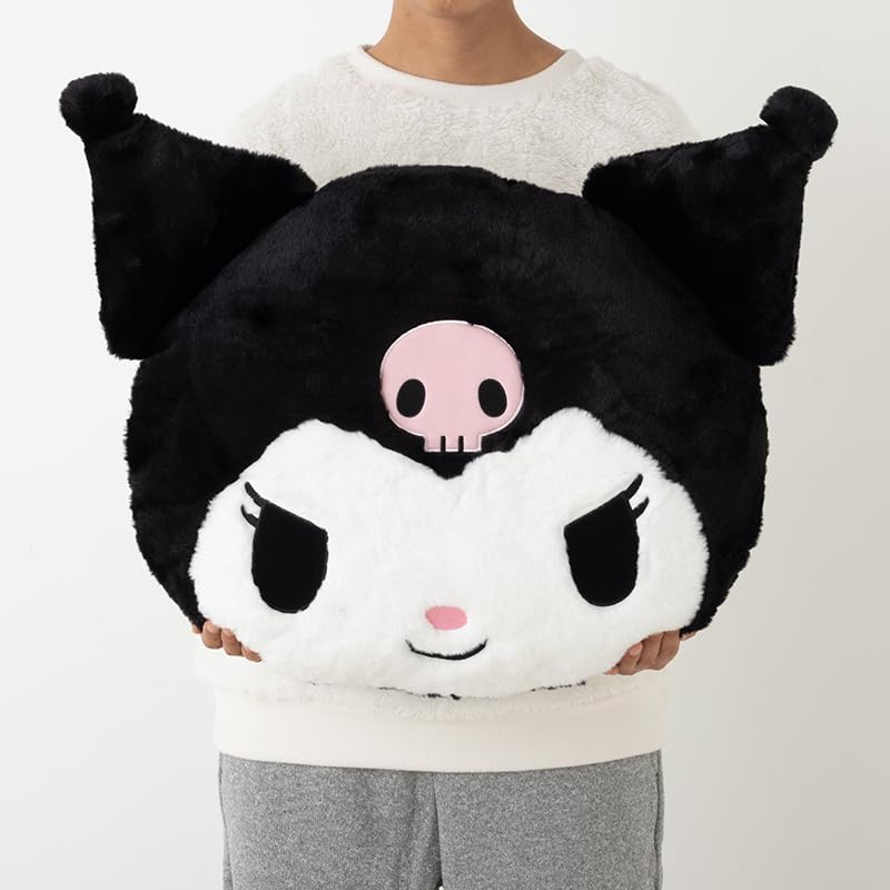 Sanrio Kuromi Cushion M 273350 Face-Shaped