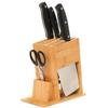 Bamboo Knife Block Stand for Kitchen Multifunctional Cutter Rack Holder Multifunctional Knife Storage Rack for Kitchen Supplies