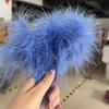 50Pcsdiy Color Feather Full Fleece Turkey Feather Clothing Antique Headdress Pet Toy Handicraft Decoration