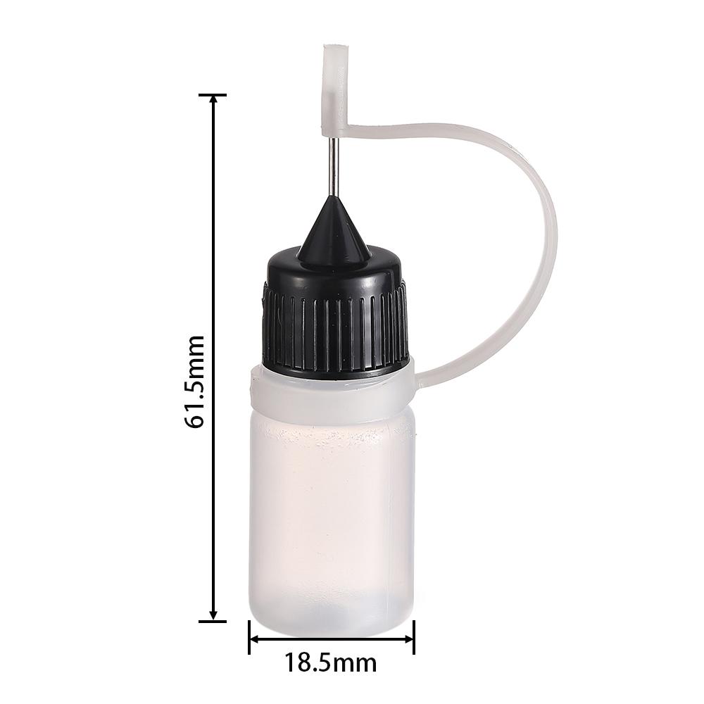 

5pcs/lot 5-120ML PE Plastic Squeezable Tip Glue Applicator Plastic Bottle for Paper Quilling DIY Scrapbooking Paper Craft Tool